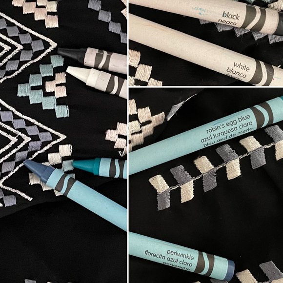 American Rag Cie Womens Dress with Embroidery Details on Bodice and Hemline Sz M - Picture 7 of 17